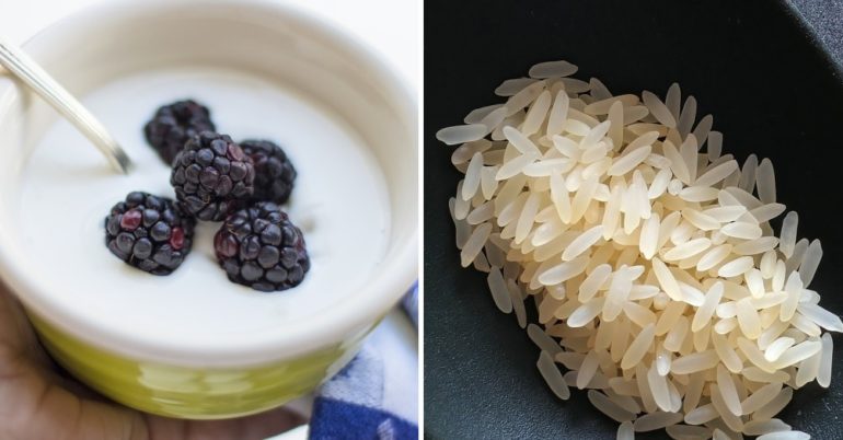jogurt a ryža