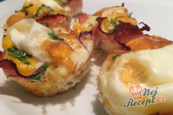Příprava receptu Vajíčkové snídaňové muffinky, krok 1
