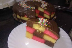 Příprava receptu Punčová šachovnice, krok 2